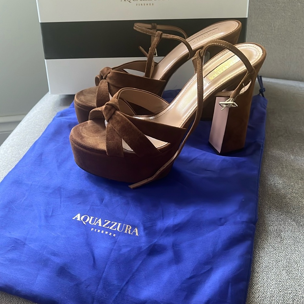 Aquazzura Baba Plateau Sandal 125.